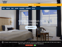 Tablet Screenshot of hotelchristianiv.dk